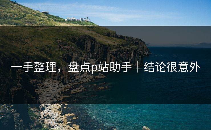 一手整理，盘点p站助手｜结论很意外