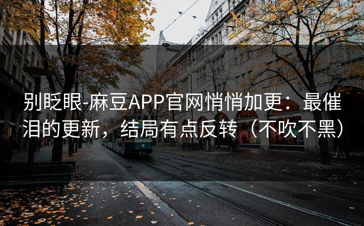 别眨眼-麻豆APP官网悄悄加更：最催泪的更新，结局有点反转（不吹不黑）